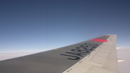 高度11600mの上空