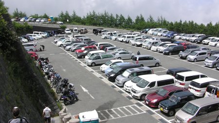 五合目の駐車場