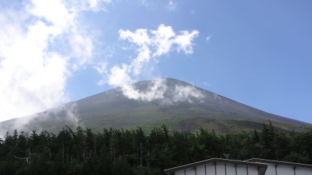 五合目から見た富士山