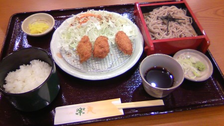 カキフライ定食