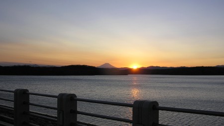 富士山が見えます