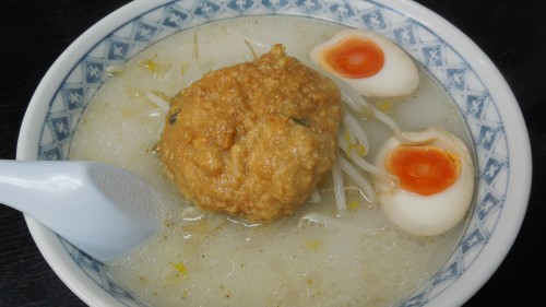 ラーメンセット（650円）＋味玉（100円）