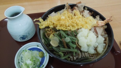 えび天ぶっかけ蕎麦(700円)