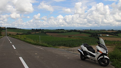 北海道ツーリングの景色