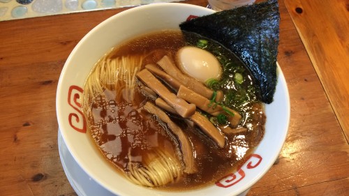 めんまそば味玉つき(800円+100円)