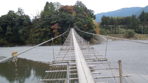 塩郷の吊り橋