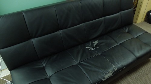 ソファーの劣化
