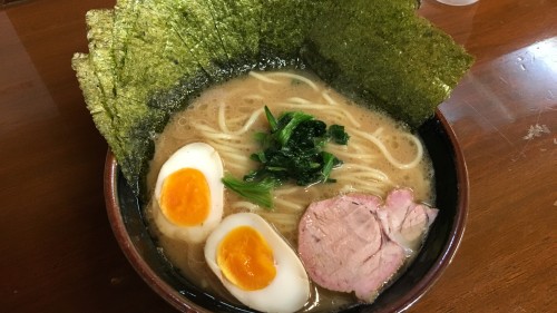 海苔ラーメン 並(600円)＋味玉(100円)