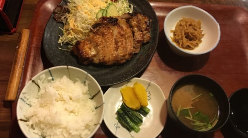 生姜焼き定食(1500円)