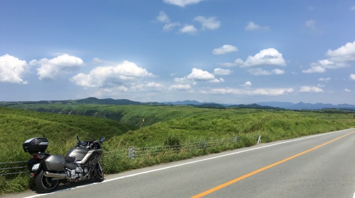 晴天の阿蘇地方