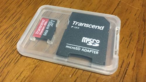 新品のmicroSDXC