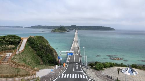 午前中の角島大橋