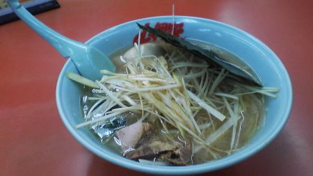 ねぎ+味玉(中盛、麺かため)