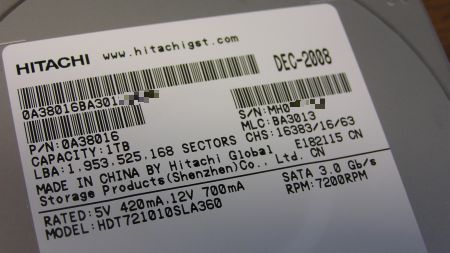 1000GBではなく1TBと書かれています